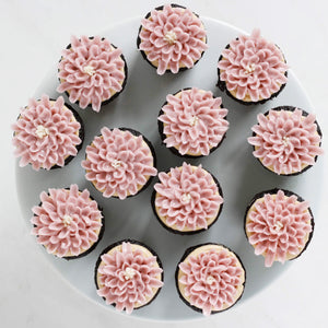 Chrysanthemum Cupcakes