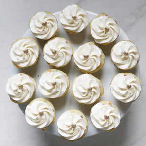 Hearts of Gold Cupcakes