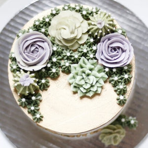 Buttercream Succulents