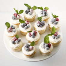 Load image into Gallery viewer, Sugared Berry Cupcakes
